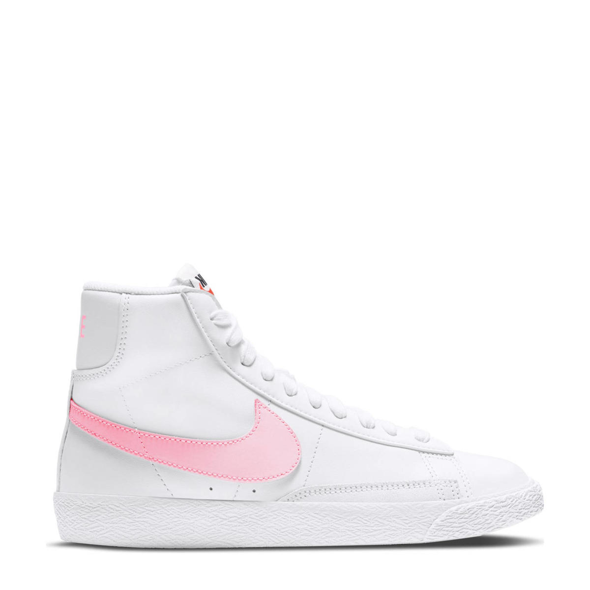 Philadelphia maximaal rotatie Nike Blazer Mid - GS sneakers wit/roze | wehkamp