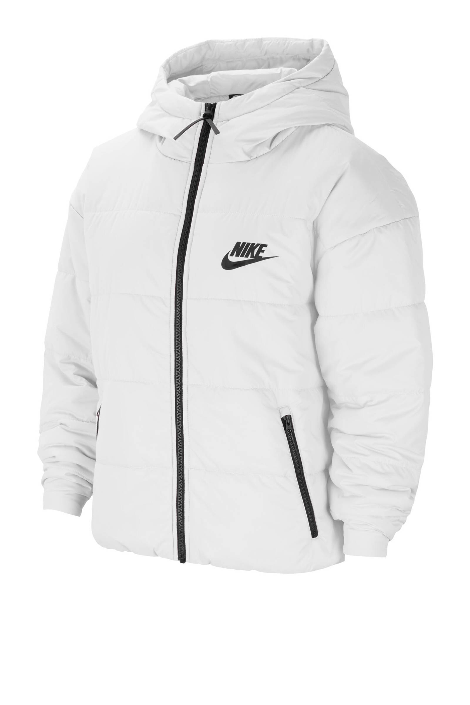 Nike gewatteerde jas wit online kopen