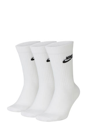 sokken Everyday Essential - set van 3 wit