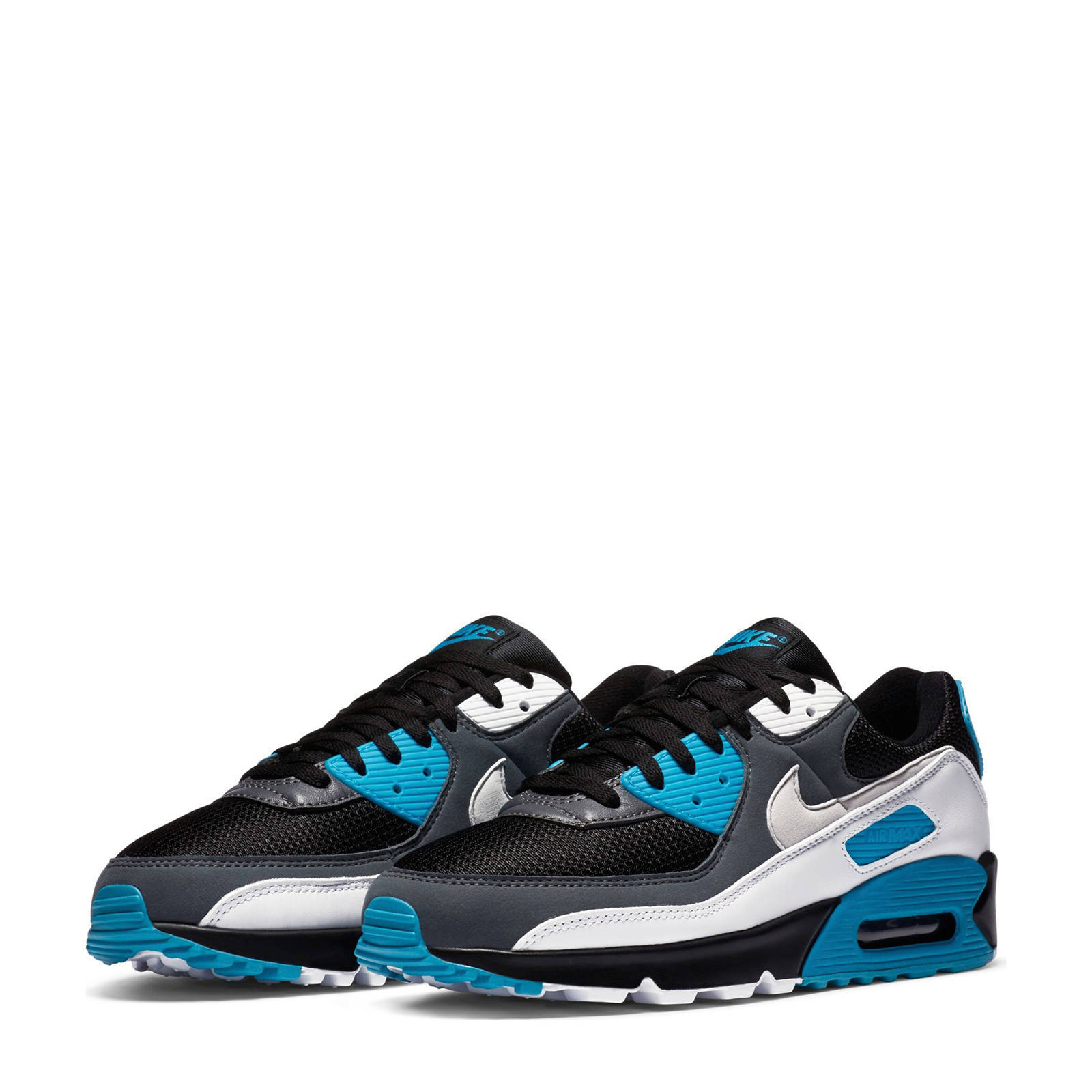 nike air max 90 blauw wit