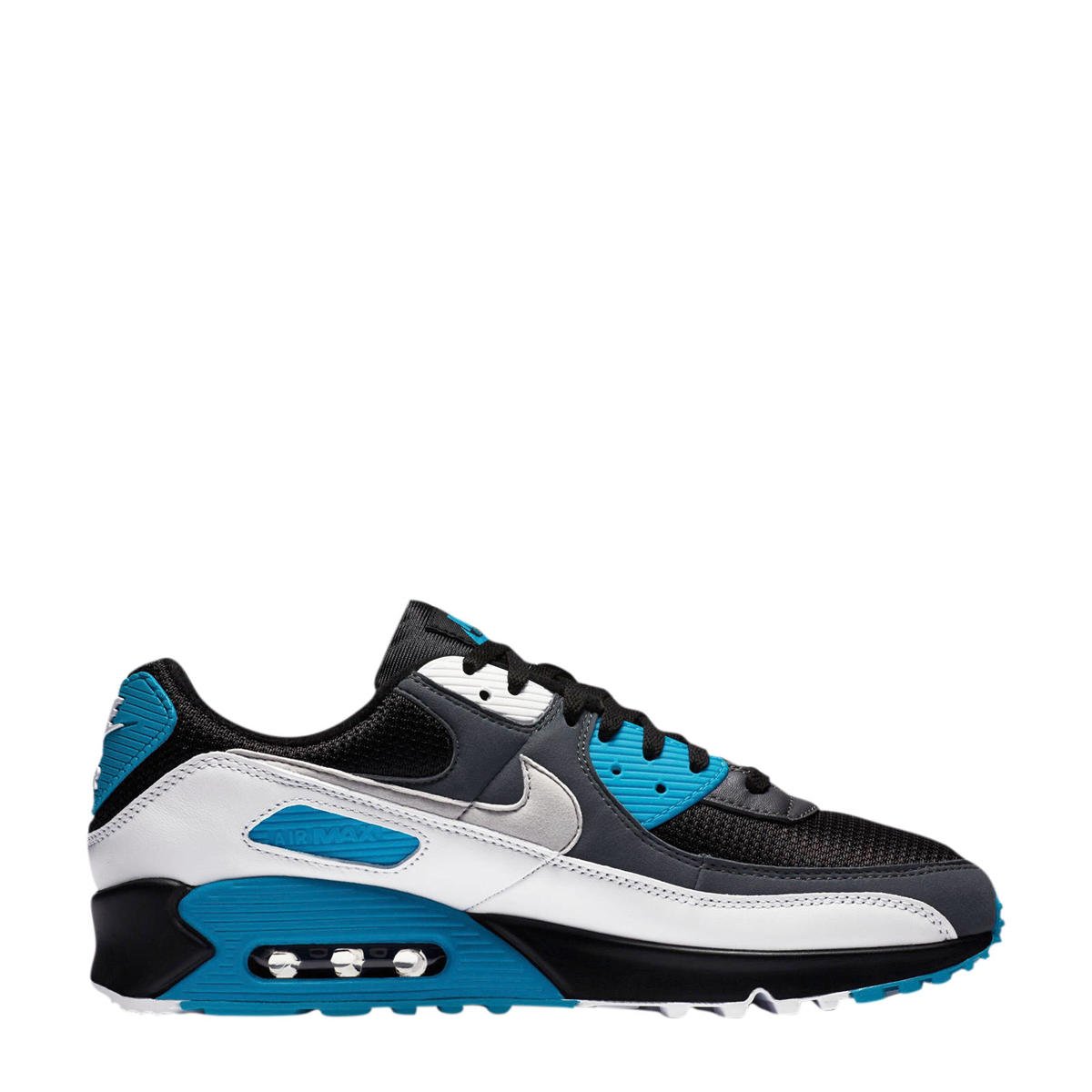 bewaker plus Patriottisch Nike Air Max 90 sneakers zwart/grijs/blauw/wit | wehkamp