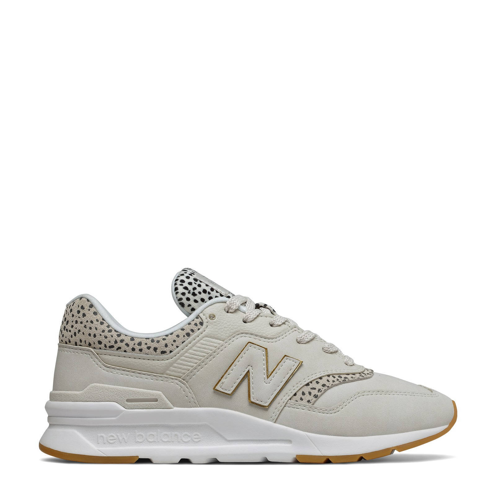 New Balance 997 sneakers beige/zwart | wehkamp