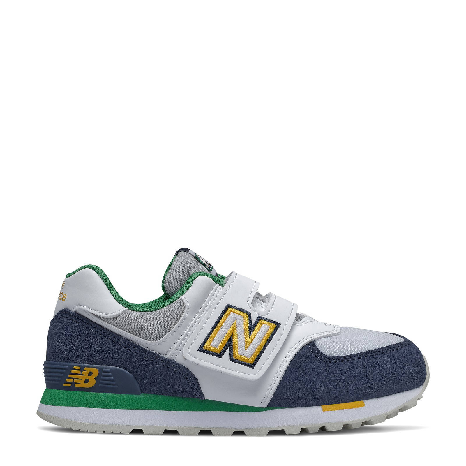 New Balance 574 sneakers blauw/wit | wehkamp