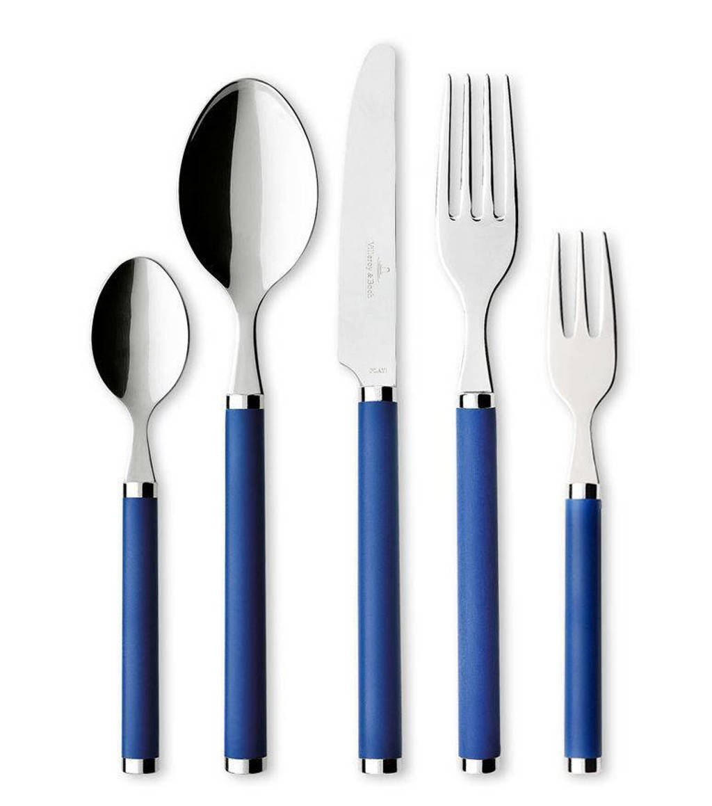 Villeroy & Boch bestekset Play (30-delig), Blauw
