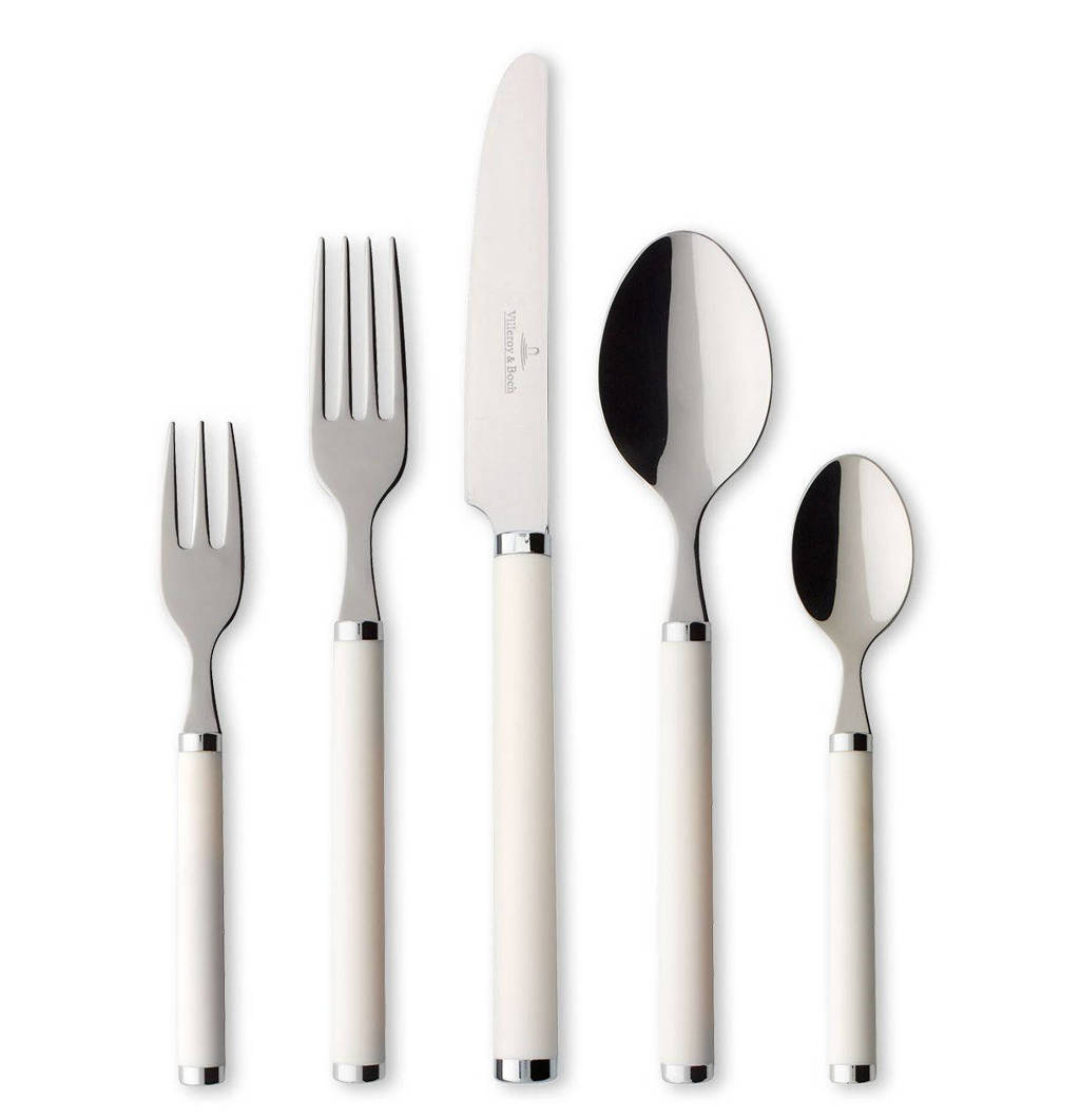 Villeroy & Boch bestekset Play! (30-delig), Wit