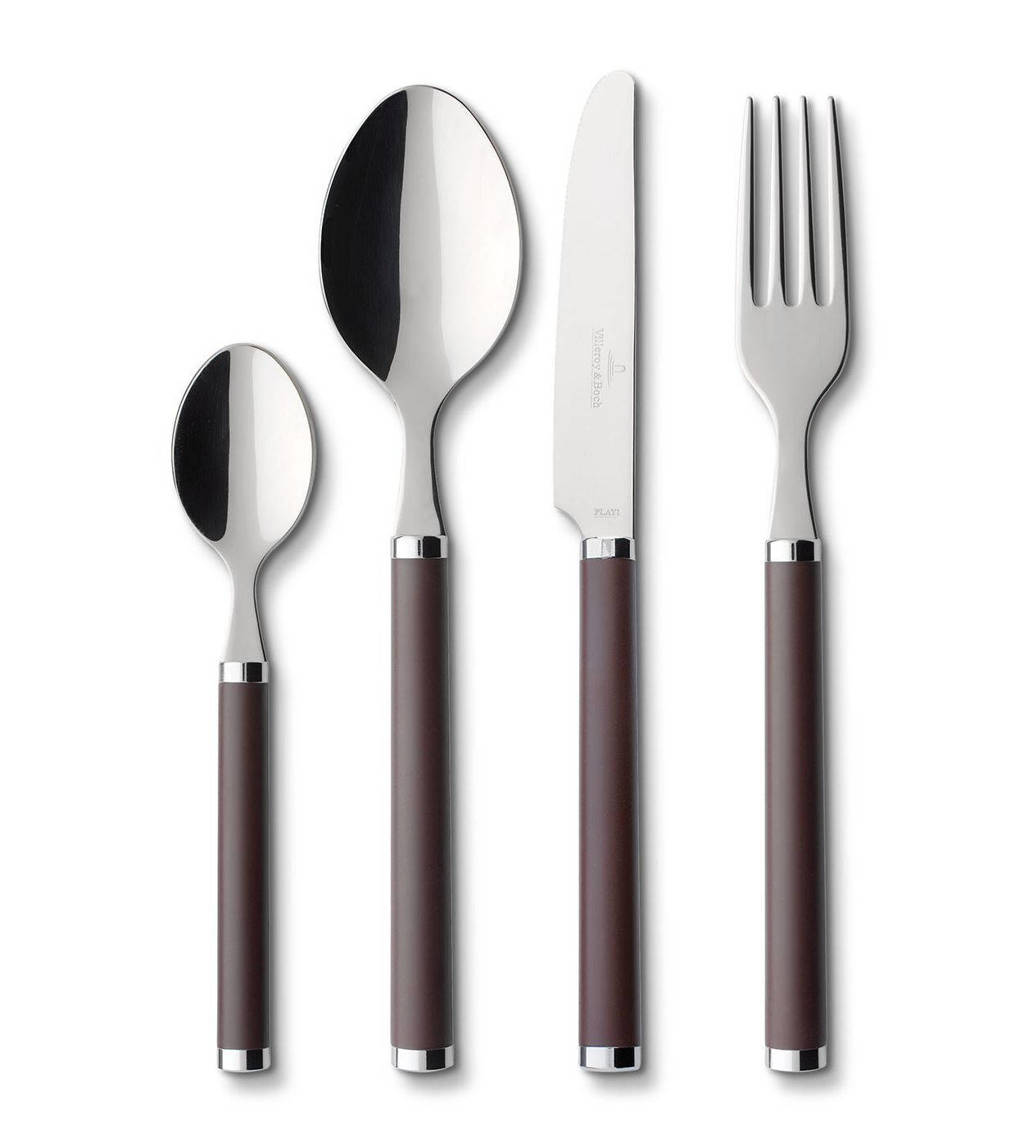 Villeroy & Boch bestekset Play! (24-delig), Bruin