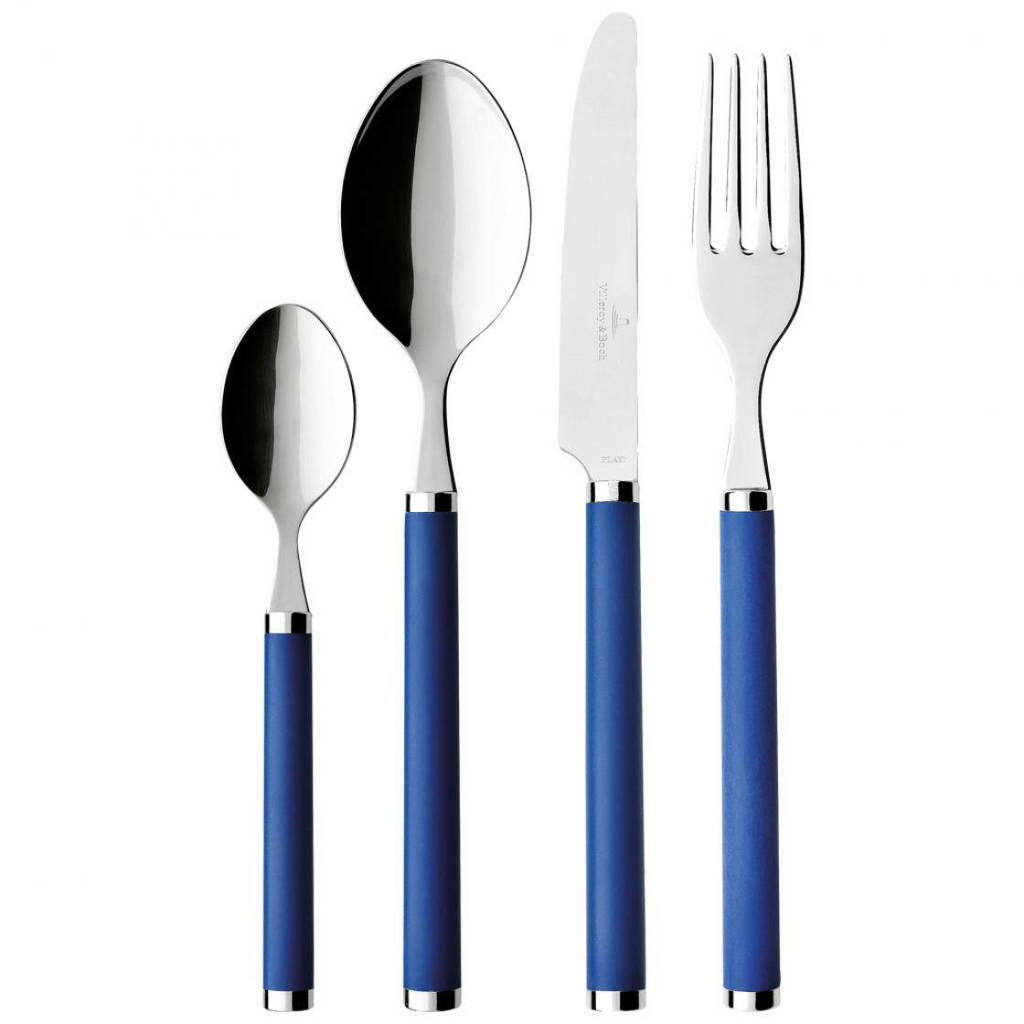 Villeroy & Boch bestekset Play (24-delig), Blauw