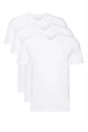 T-shirt (set van 3) wit