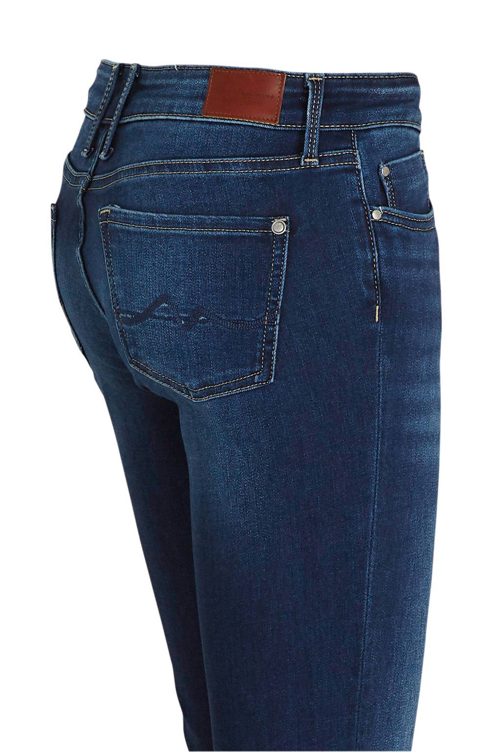 Pepe Jeans Low Waist Flared Jeans Piccadilly Dark Blue Wehkamp