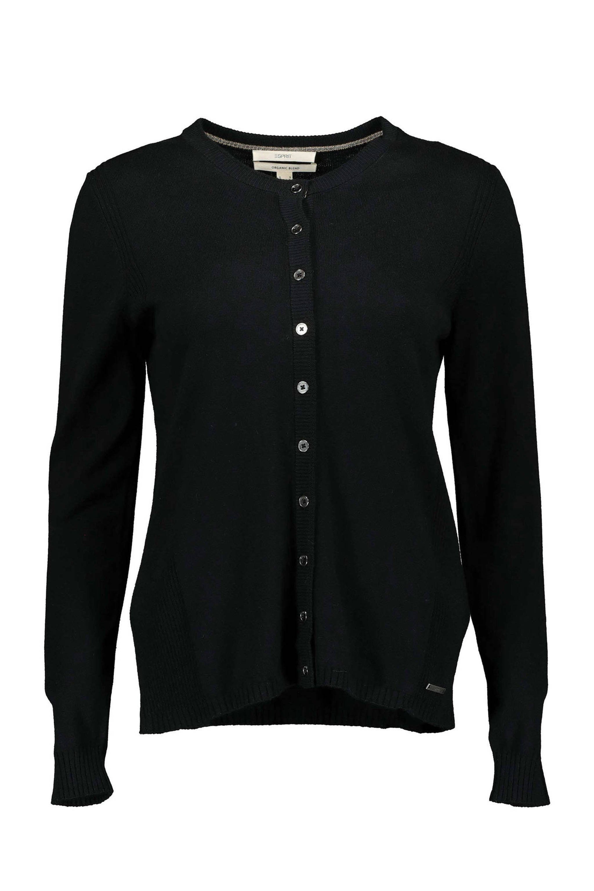 ESPRIT Women Casual vest zwart/zilver wehkamp