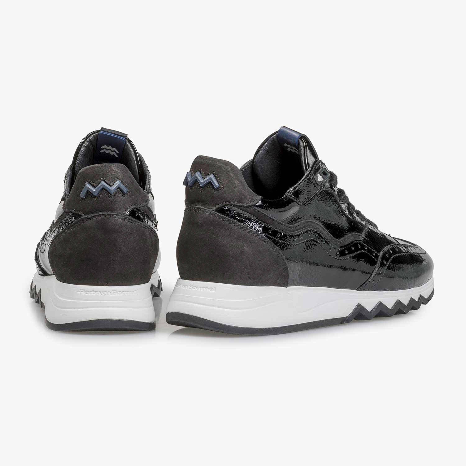 Floris van Bommel NINETI 85287 lakleren sneakers zwart | wehkamp