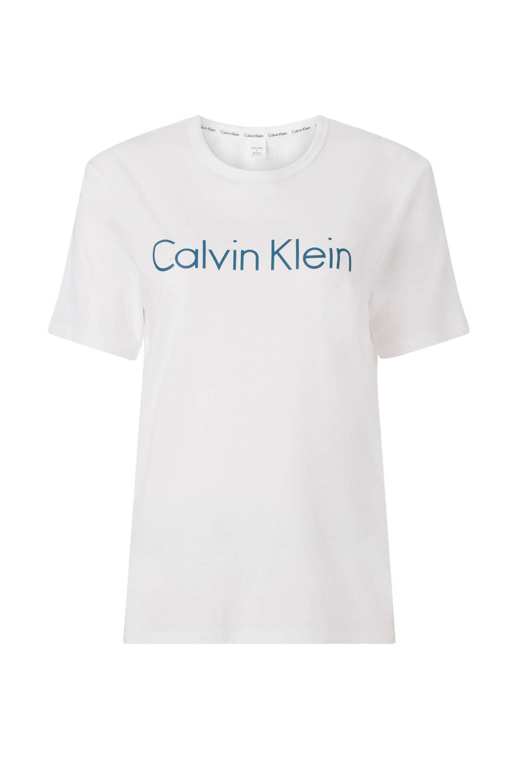 CALVIN KLEIN UNDERWEAR pyjamatop met logoprint wit, Wit