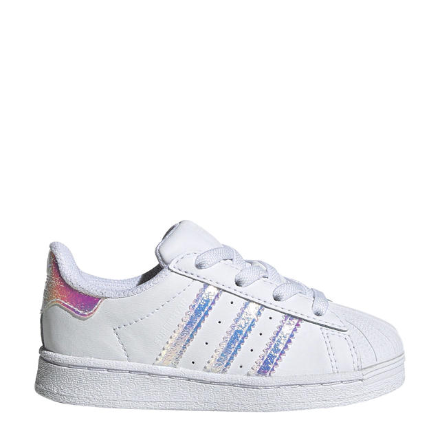 Tijdreeksen Slip schoenen Afhankelijk adidas Originals Superstar EL I sneakers wit/zilver metallic | wehkamp