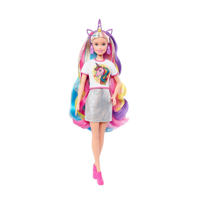 Persoonlijk Raad eens magie Barbie FAB Fantasiehaar Pop | wehkamp