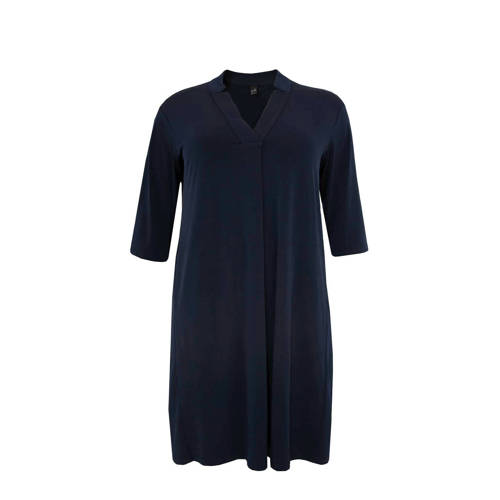 Yoek jurk donkerblauw Yoek jurk donkerblauw