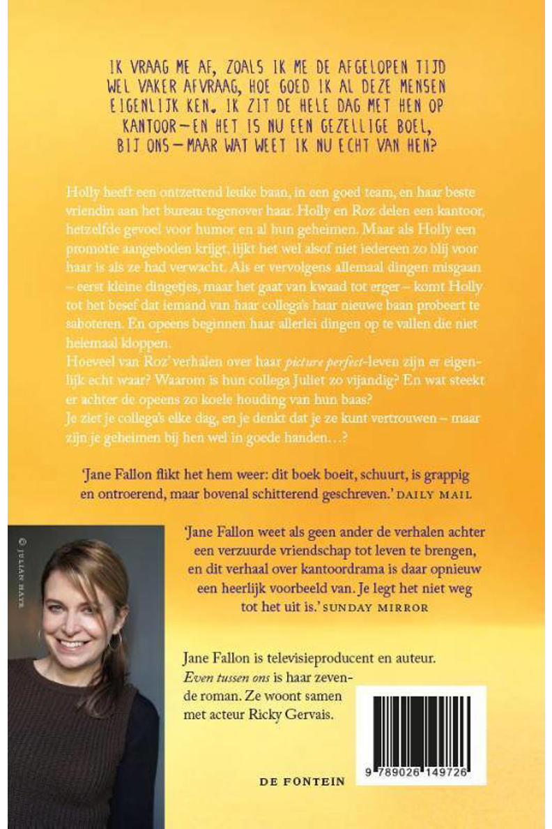Jane Fallon Even tussen ons wehkamp