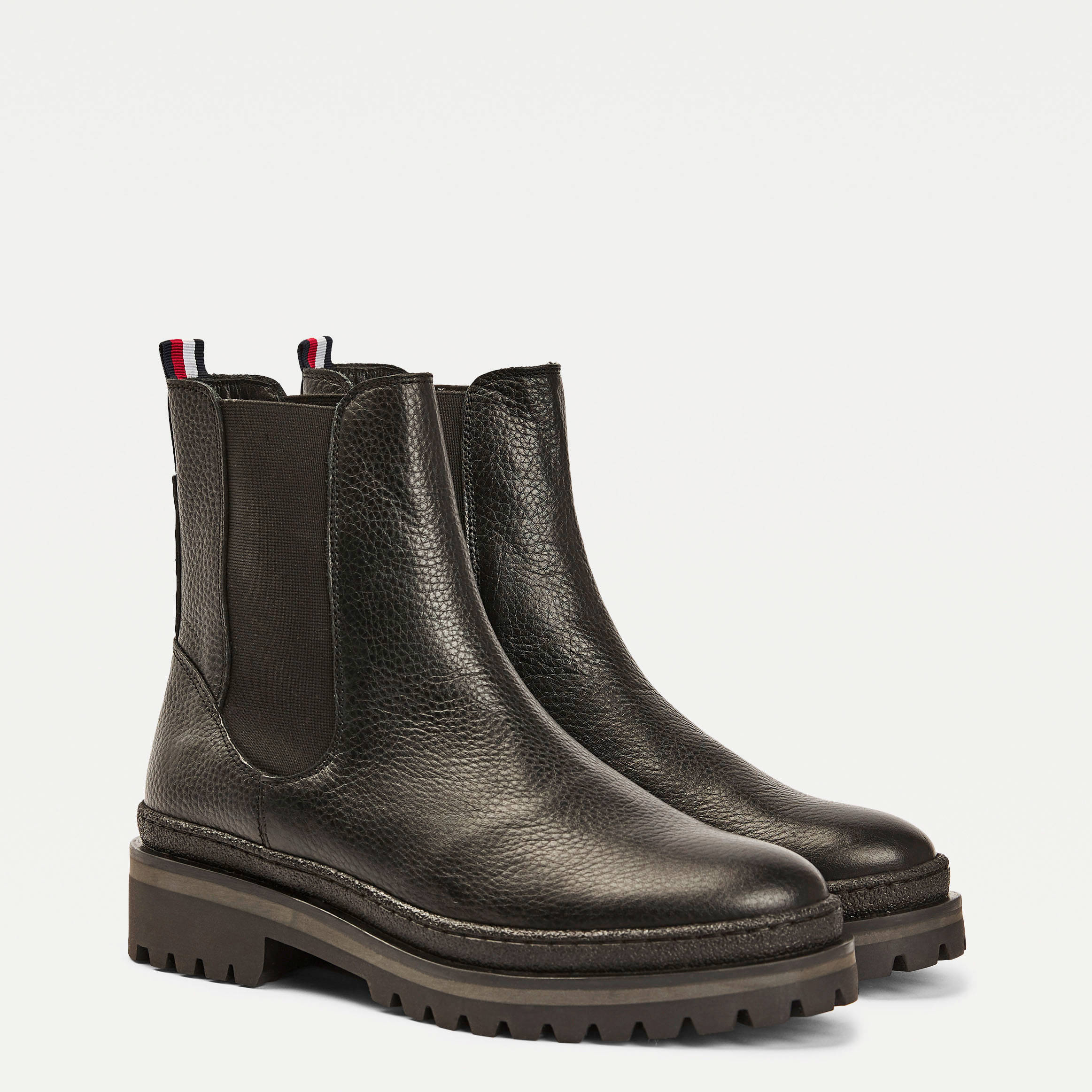 Zwarte TOMMY HILFIGER Chelsea boots RUGGED CLASSIC CHELSEA | Omoda