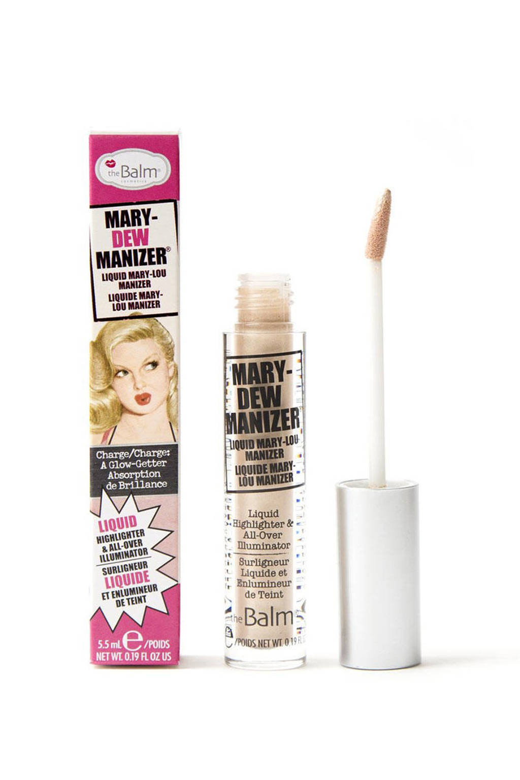 The Balm Mary-Dew Manizer vloeibare highlighter, champagne gold