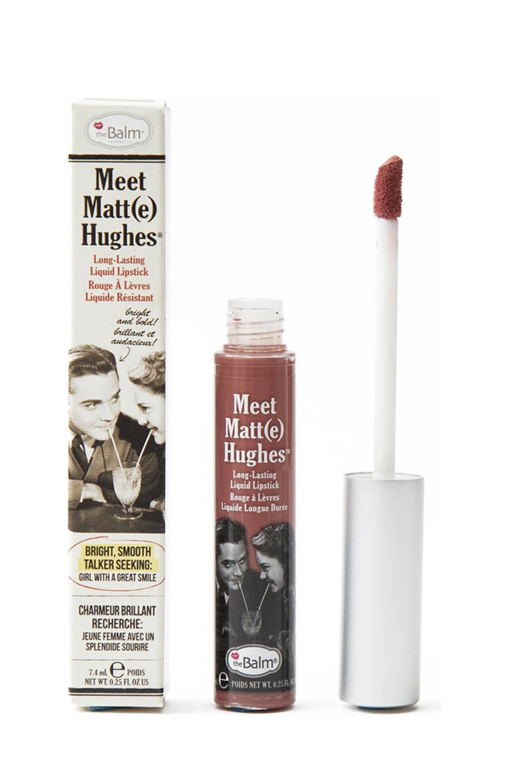 The Balm Meet Matte Hughes lippenstift - Sincere, light mauve