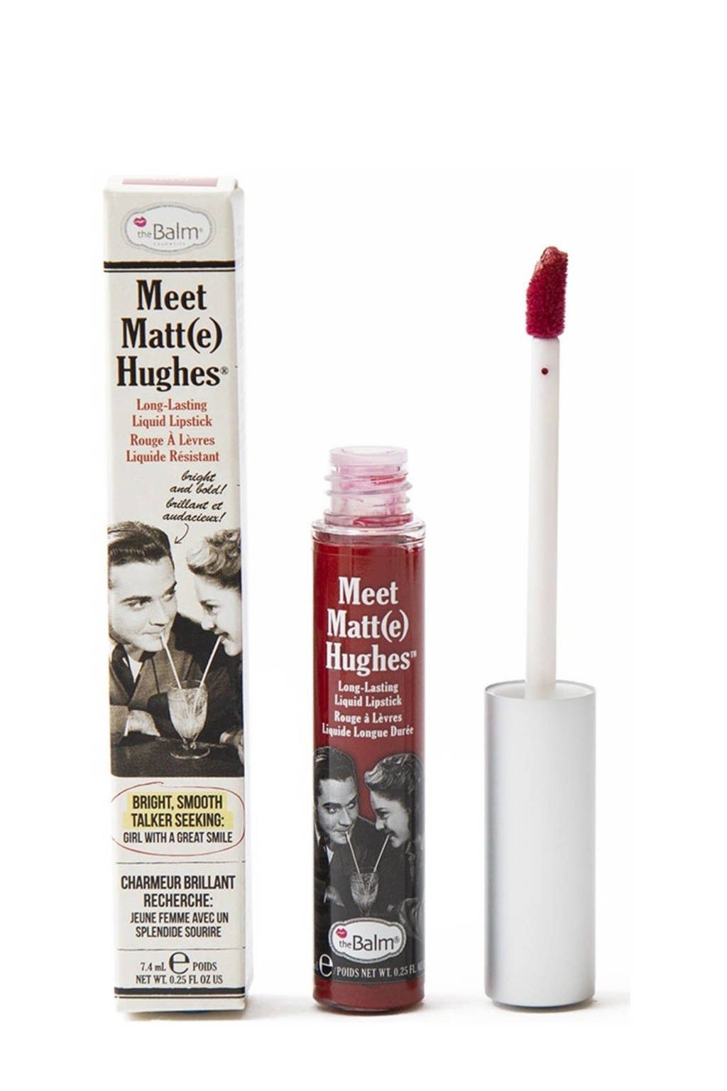 The Balm Meet Matte Hughes lippenstift - Loyal, deep red