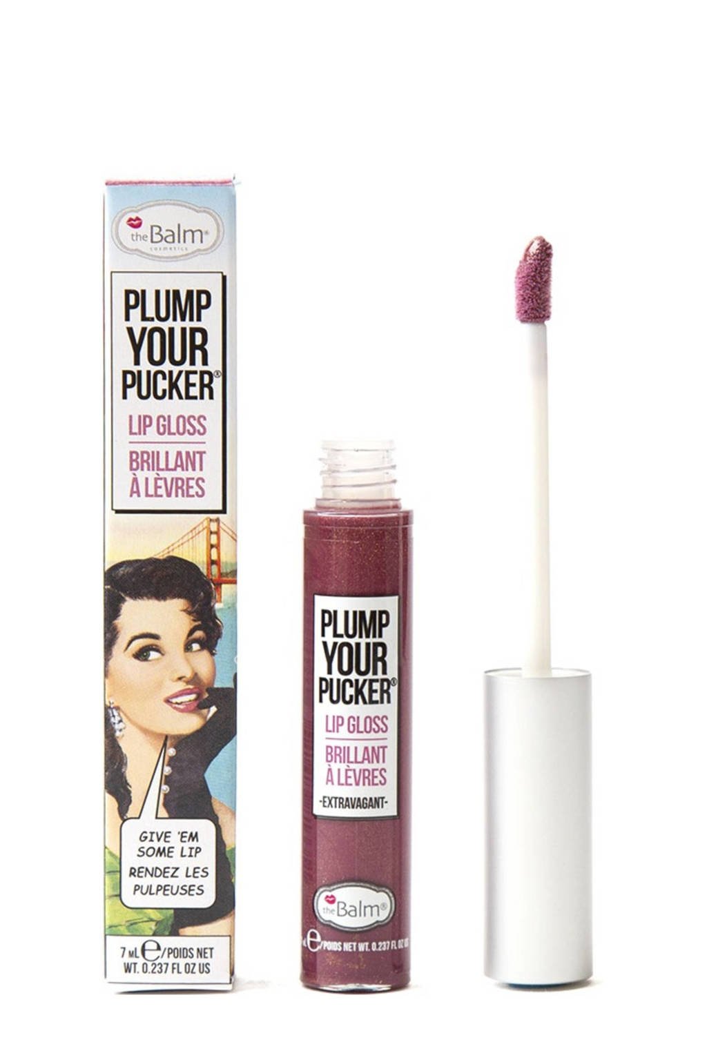 The Balm Plump Your Pucker lipgloss Extravagant, Mauve