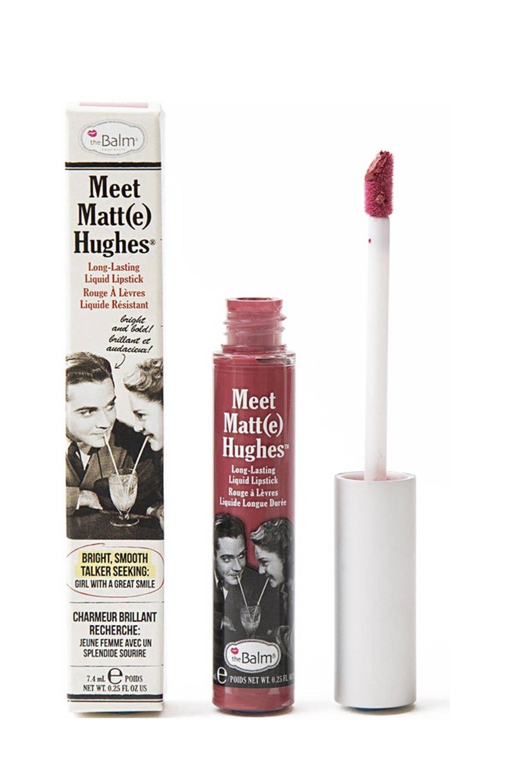 The Balm Meet Matte Hughes lippenstift - Brilliant, Pink