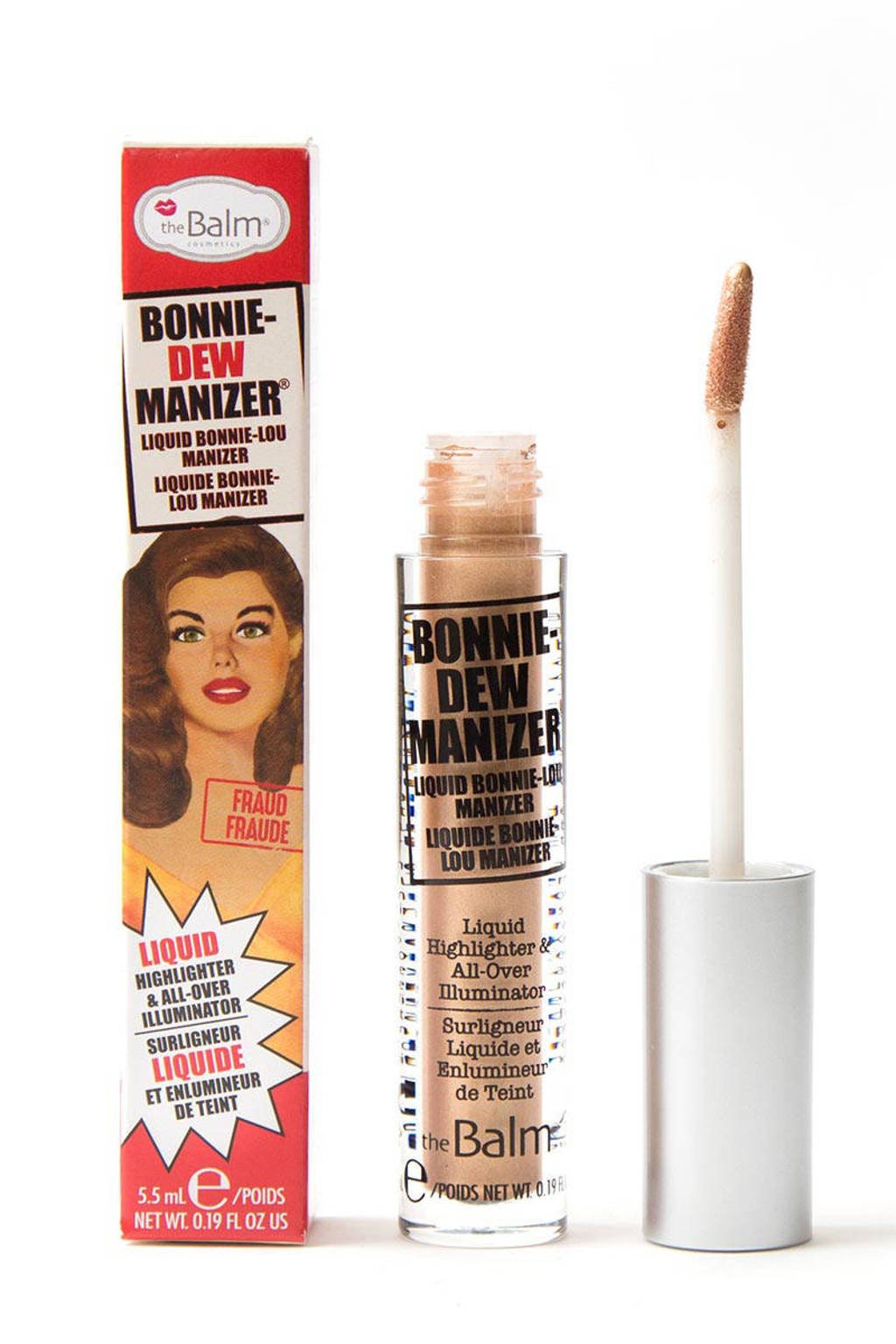 The Balm Bonnie-Dew Manizer bronzer, gold shade