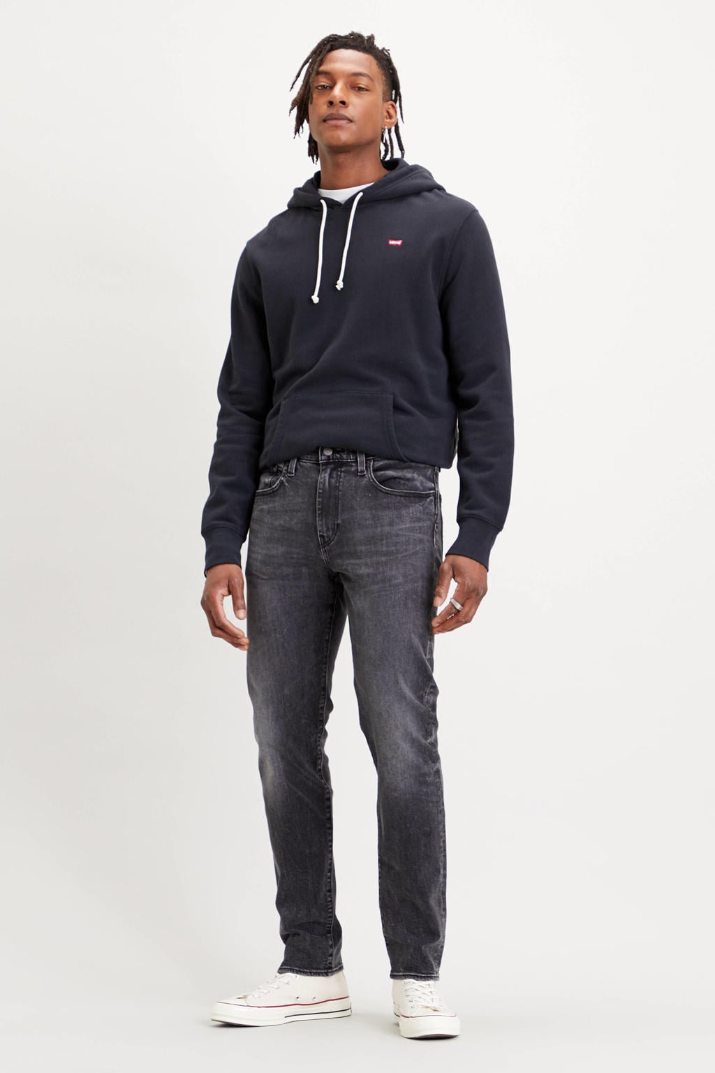 Levi's Big and Tall 502 tapered fit jeans Plus Size zwart