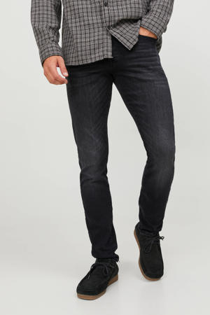 slim fit jeans JJIGLENN JJICON black denim