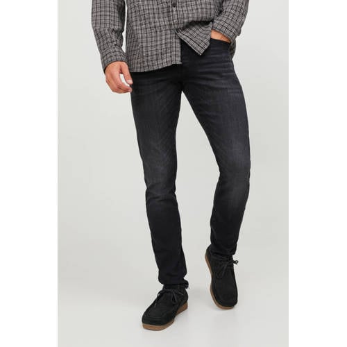 JACK & JONES JEANS INTELLIGENCE slim fit jeans JJIGLENN JJICON black denim afbeelding