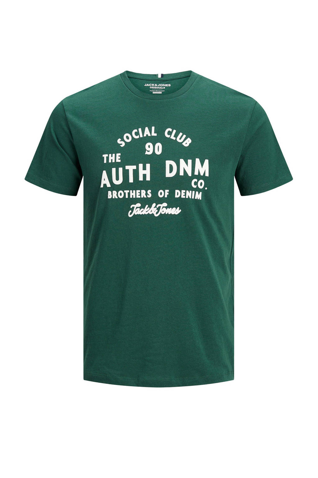 JACK & JONES PLUS SIZE T-shirt met tekst groen, Groen