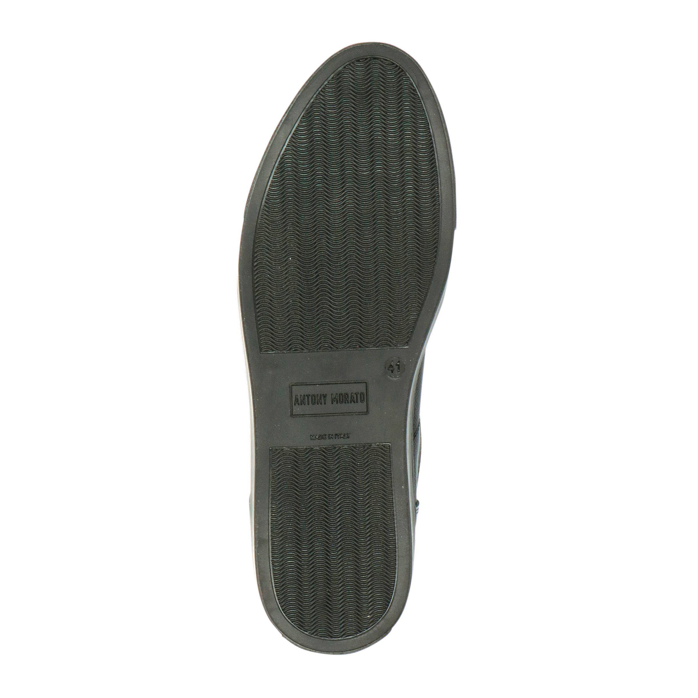 Antony Morato MMFW01309-LE500019 hoge sneakers zwart | wehkamp