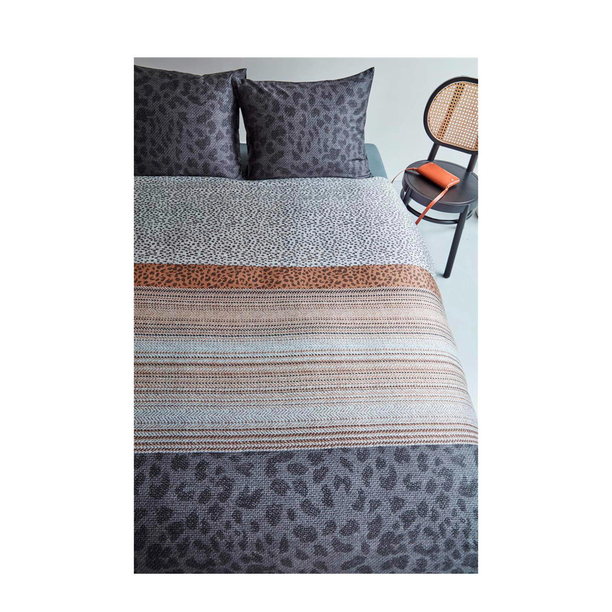 Beddinghouse katoen satijnen dekbedovertrek litsjumeaux (240x220 cm