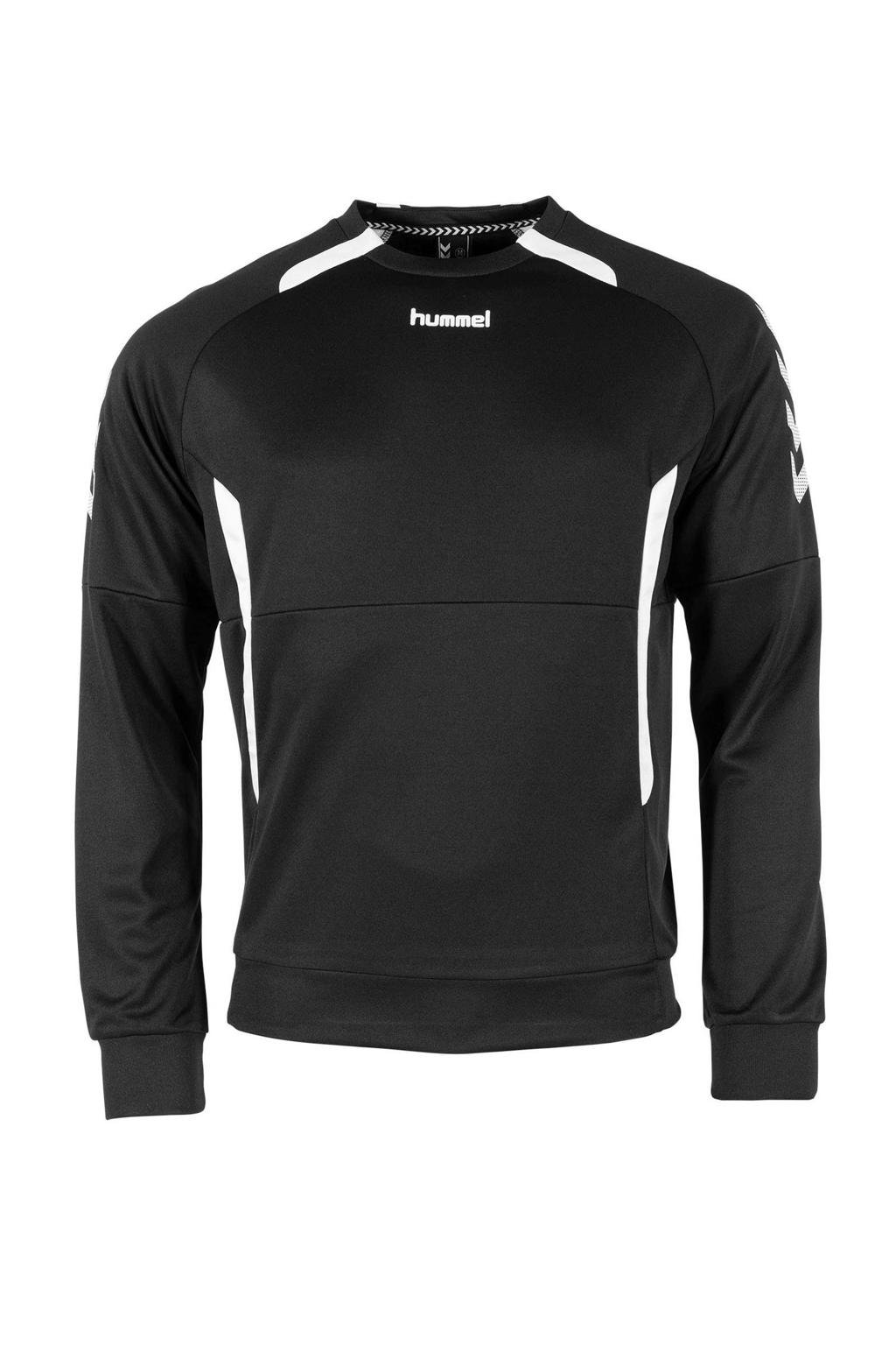 hummel Junior  sportsweater Authentic Top RN zwart/wit