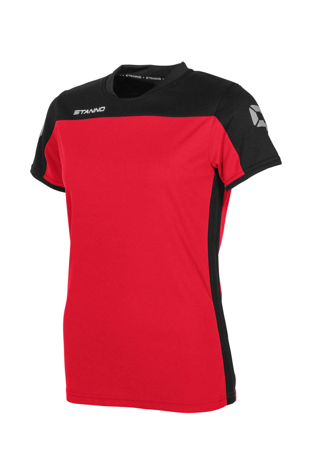 Stanno sport T-shirt rood/zwart, Rood/zwart