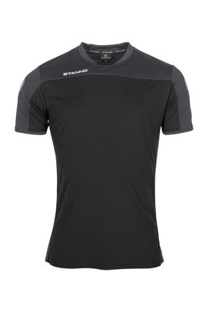 voetbalshirt zwart/antraciet