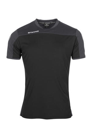 voetbalshirt zwart/antraciet