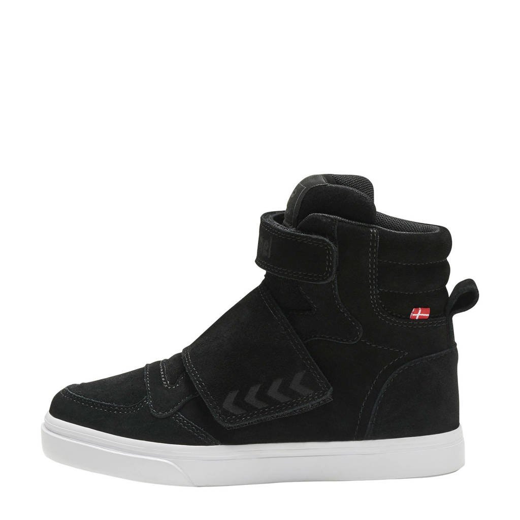 hummel Stadil Tonal Jr suede sneakers zwart, Zwart
