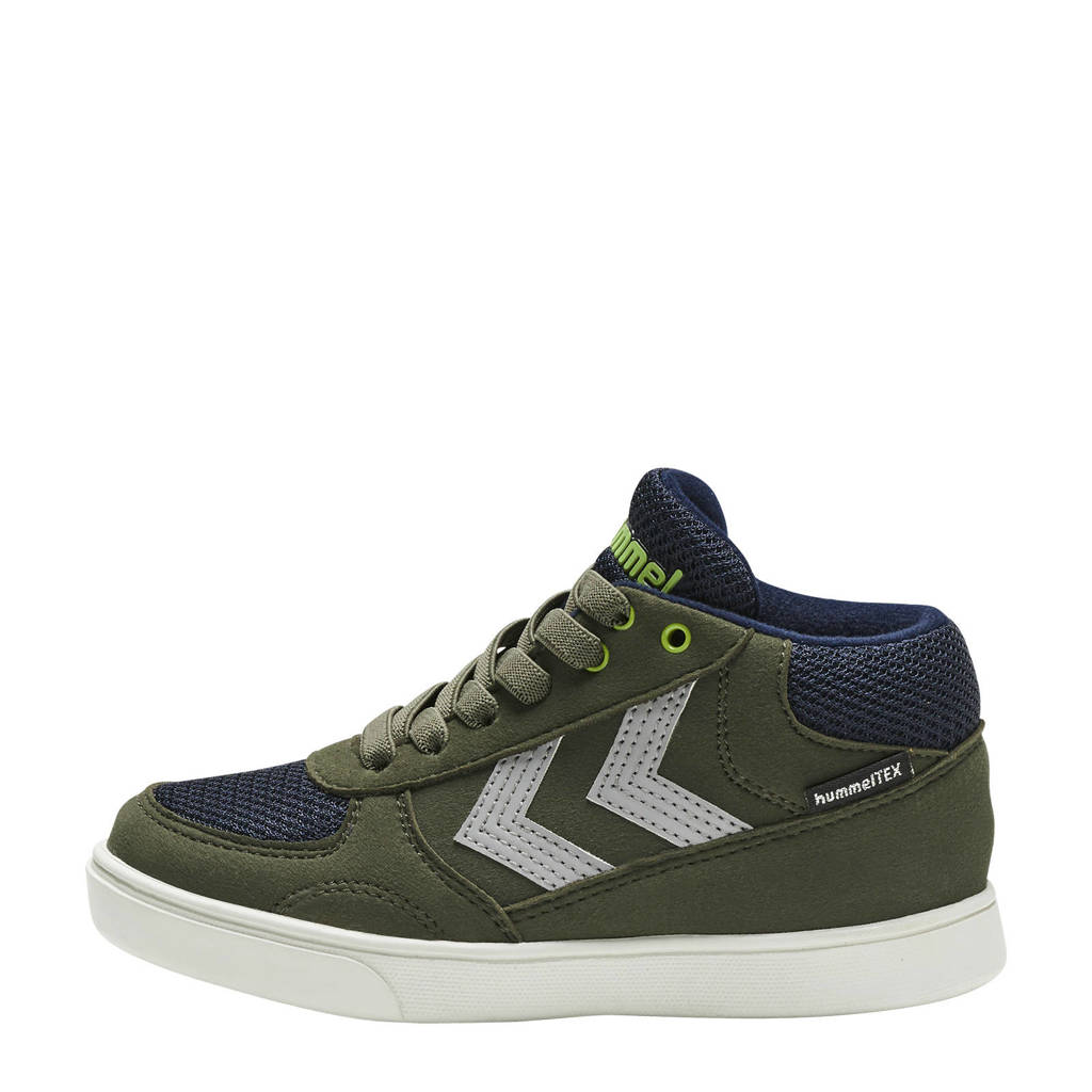 hummel Cordial Mid Tex Jr sneakers olijfgroen, Olijfgroen