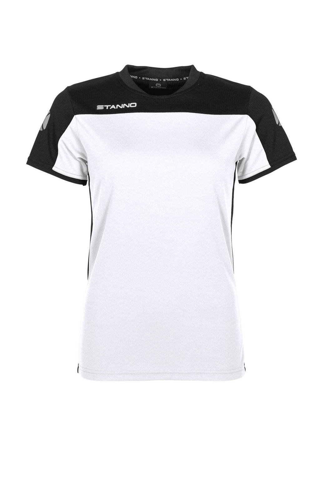 Stanno sport T-shirt wit/zwart, Wit/zwart
