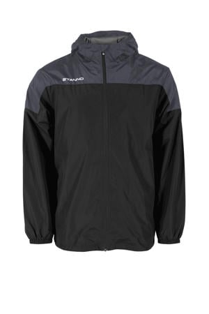 Junior voetbaljack zwart/grijs