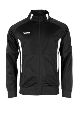 Junior trainingsjack zwart