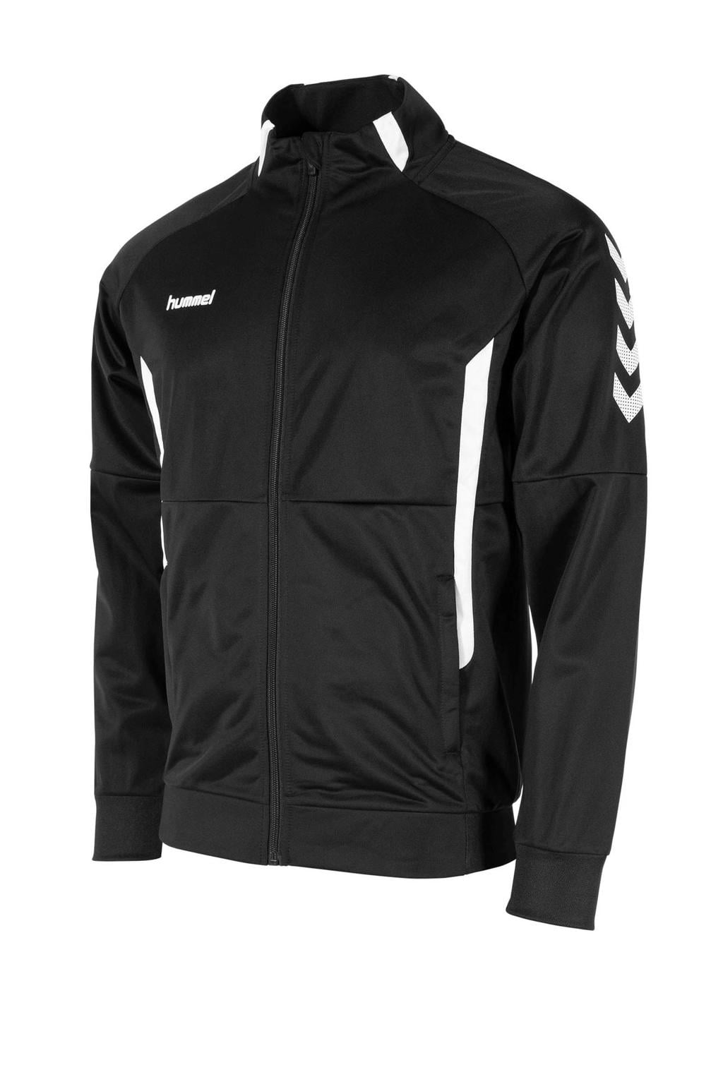 hummel Junior trainingsjack zwart
