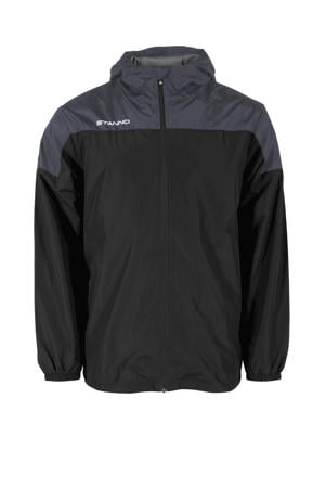 Senior Senior voetbaljack zwart/grijs