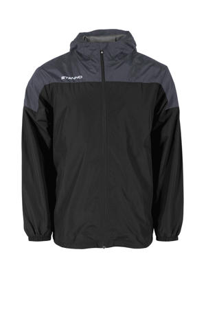 Senior Senior voetbaljack zwart/grijs