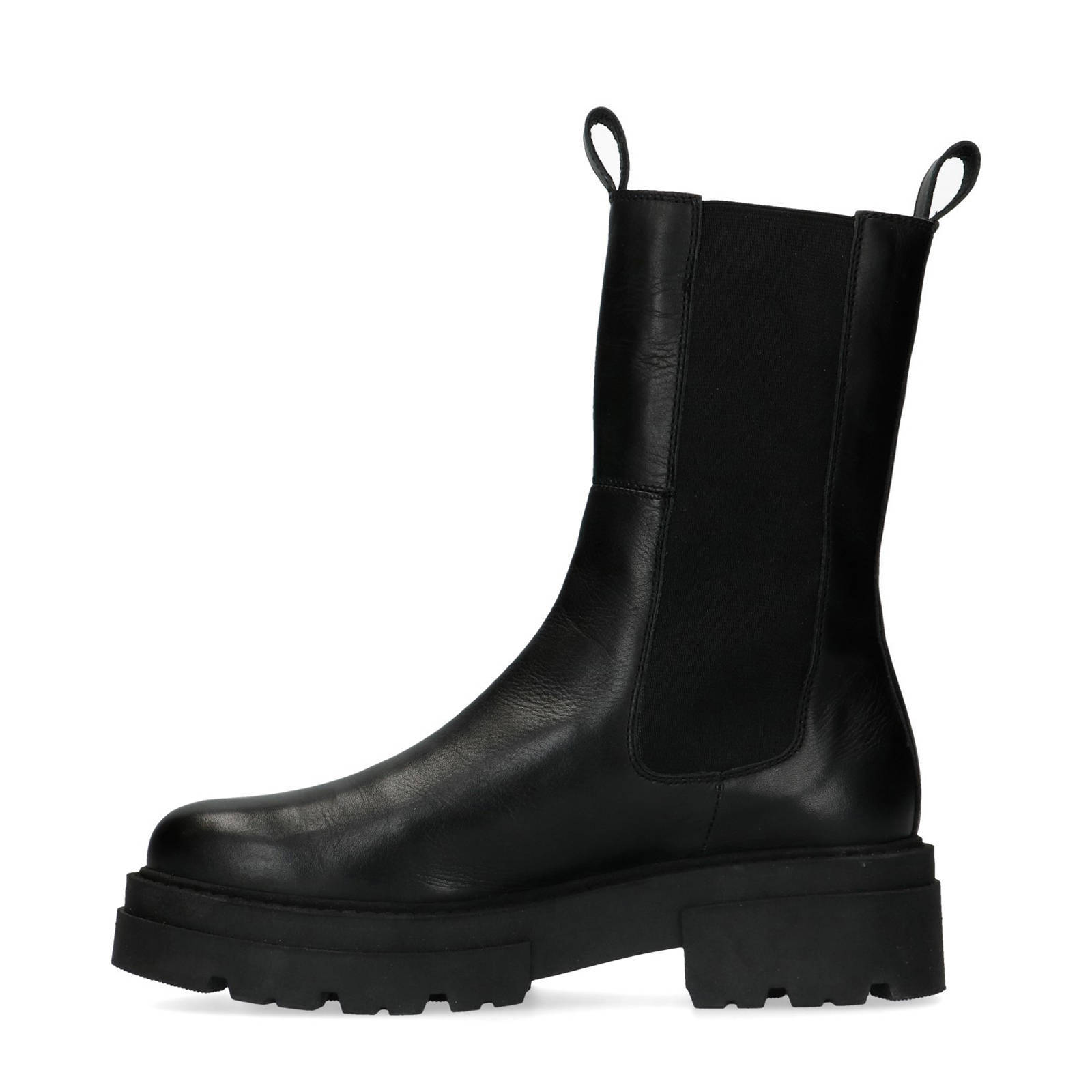 Sacha hoge leren chelsea boots zwart | wehkamp