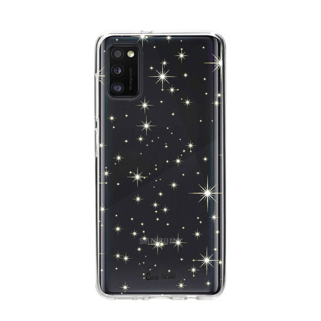 Casetastic telefoonhoesje GALAXY A41 STARS SOFTCOVER, Transparant
