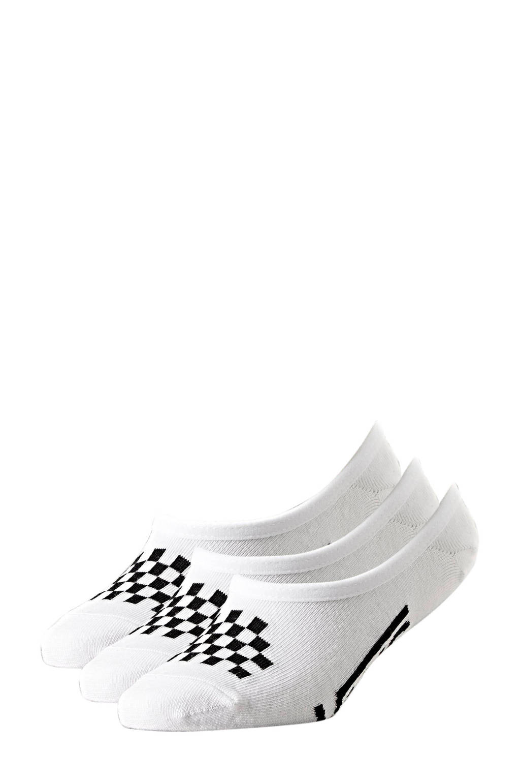 VANS sneakersokken - set van 3 wit, Wit/zwart