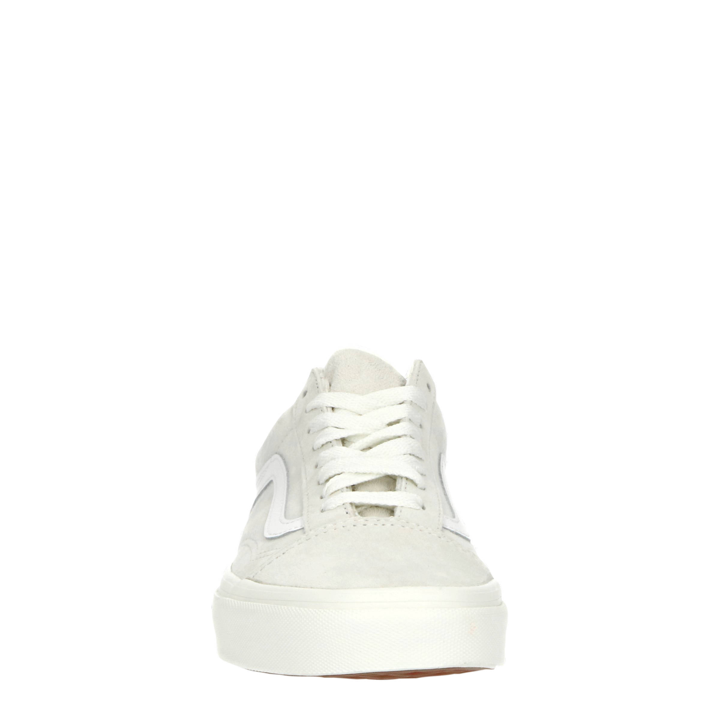 VANS Old Skool leren sneakers off white | wehkamp