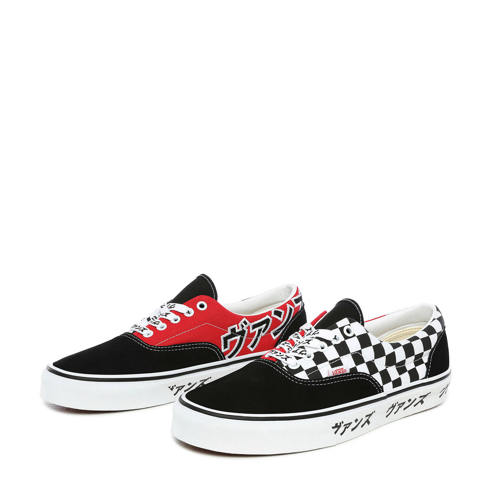 VANS Japanese Type Era sneakers zwart/wit/rood | wehkamp